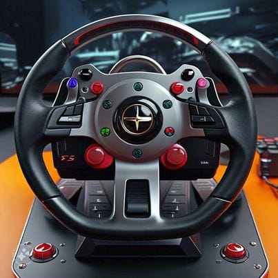 Racing steering wheel