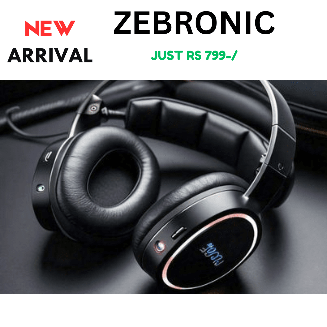 ZEBRONIC NEW WIRLESS 5.3 BLUETOOTH HEADPHONES