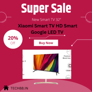 Xiaomi Smart TV A 80 cm (32) HD Ready Smart Google LED TV