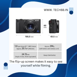 Sony Digital Camera ZV-1 For Content Creators & Vlogging in 4k