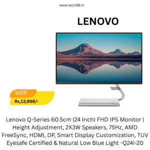 Lenovo Smart IPS FHD Tv For Both use Work & Play